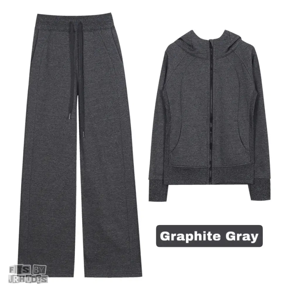 Scuba Full-Zip Hoodie set Small/2 / Graphite Gray